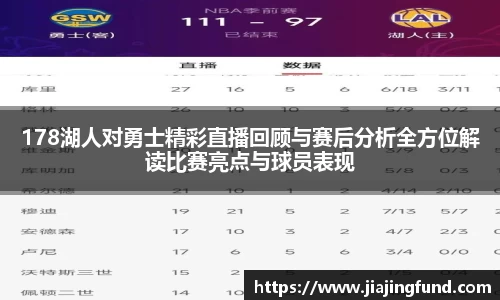 178湖人对勇士精彩直播回顾与赛后分析全方位解读比赛亮点与球员表现